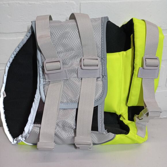 ThinkPet Dog Life Jacket Reflective Lifesaver Vest Adjustable Green Size Medium - Picture 5 of 6